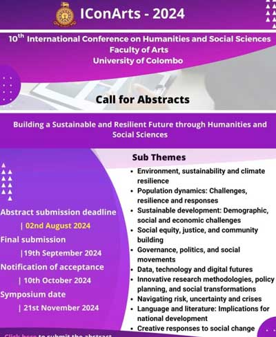 10th International Conference on Humanities and Social Sciences, Faculty of Arts