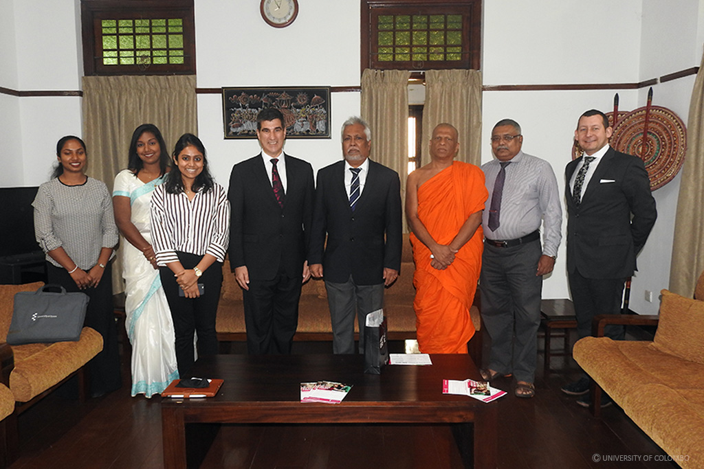 Vice Chancellor of University of Essex visited University of Colombo