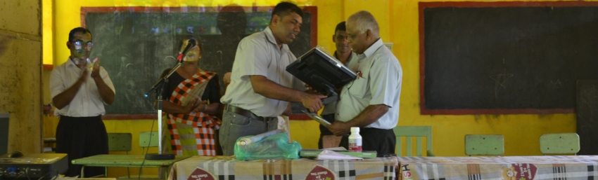 Donating Two Computers to Kudawa Primary School by Colombo University Volunteer Project