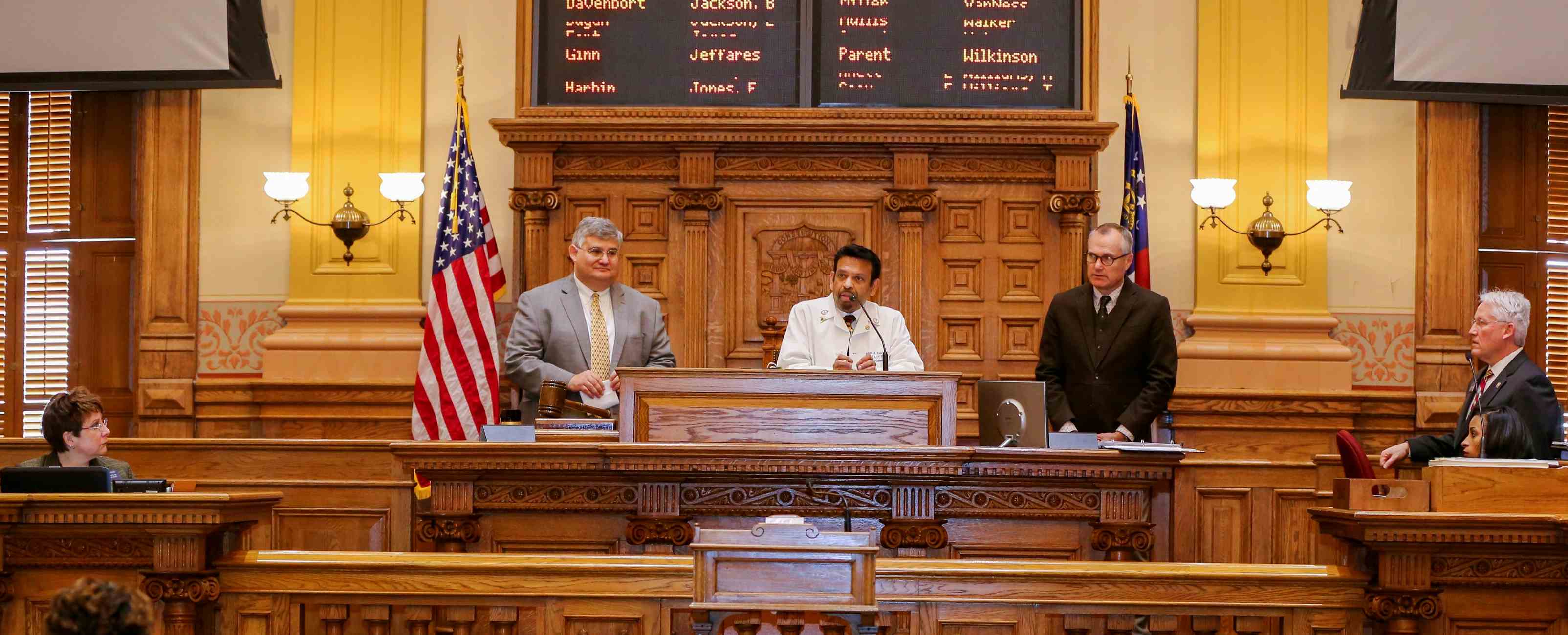 Professor Indran Indrakrishnan honoured by Georgia Senate