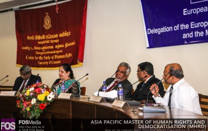 Inauguration of the Asia Pacific Master of Human Rights and Democratisation  Programme
