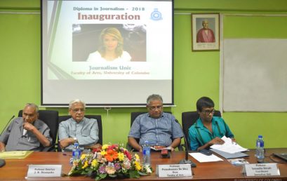 Inauguration Ceremony of Diploma in Journalism