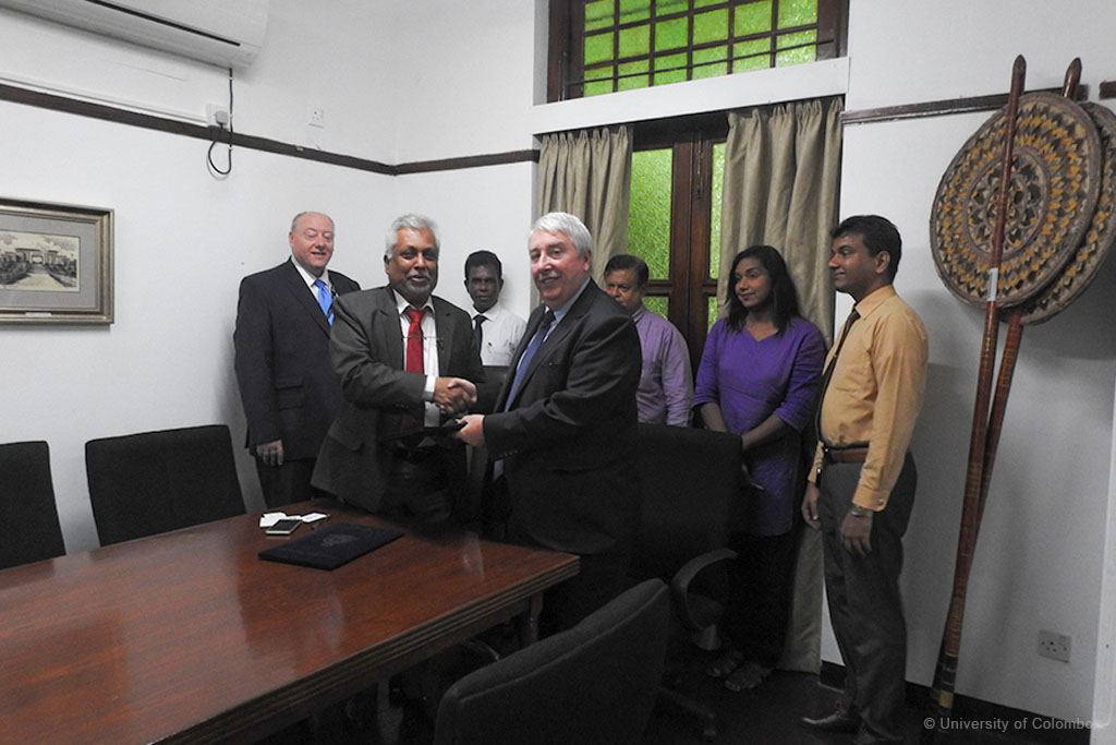 Delegation from Northumbria University visited University of Colombo