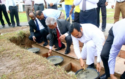 Ceremonial laying of the foundation for PGIM Academic Building