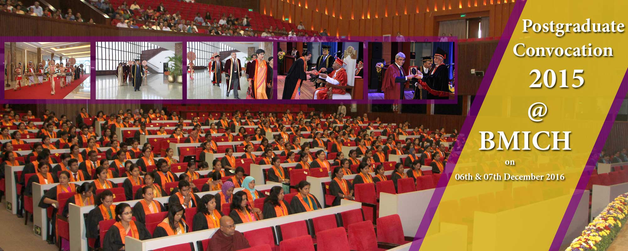 Postgraduate Convocation 2015 Postgraduate Convocation 2015