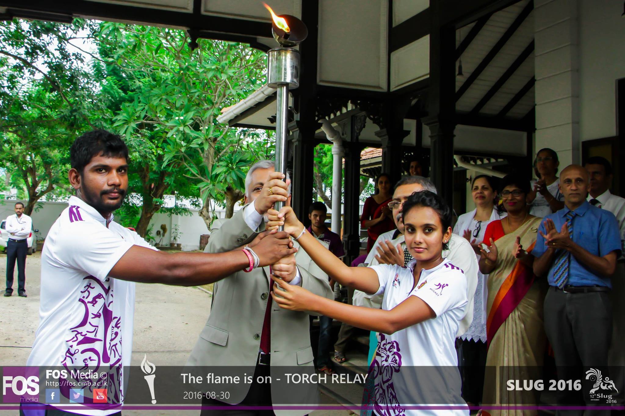 SLUG torch reaches University of Colombo