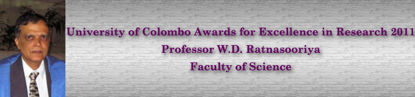 University of Colombo Awards for Excellence in Research 2011