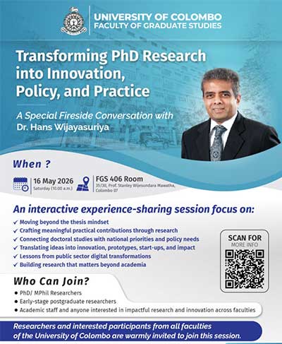 A Fireside Conversation with Dr Hans Wijayasuriya