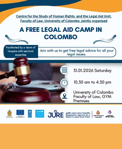 A Free Legal Aid Camp In Colombo