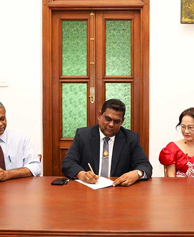 Academic & Research Collaboration Between Ocean University of Sri Lanka, IBMBB, University of Colombo, and Korea Maritime and Ocean University