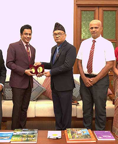 Ambassador of Nepal Explores Academic Collaborations with the University of Colombo