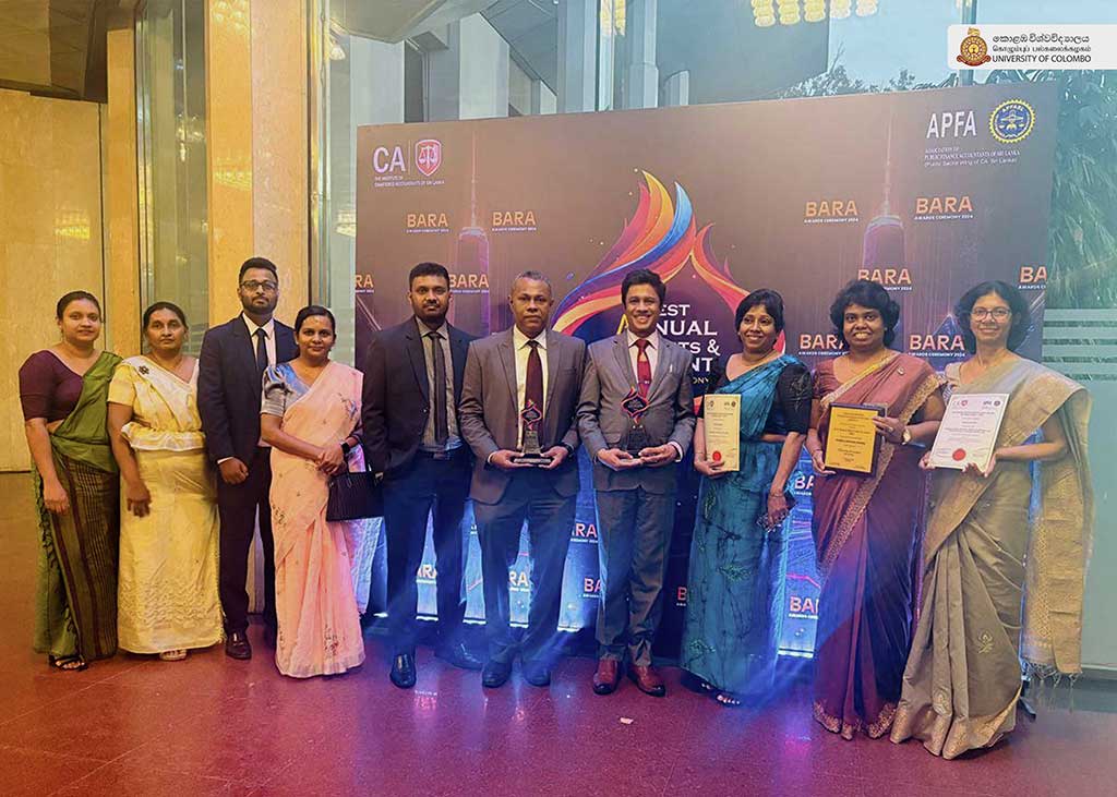 Celebrating Excellence: University of Colombo Shines at Best Annual Report Awards 2025
