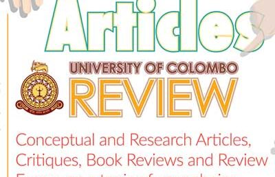 Call for Articles – University of Colombo Review (UCR)