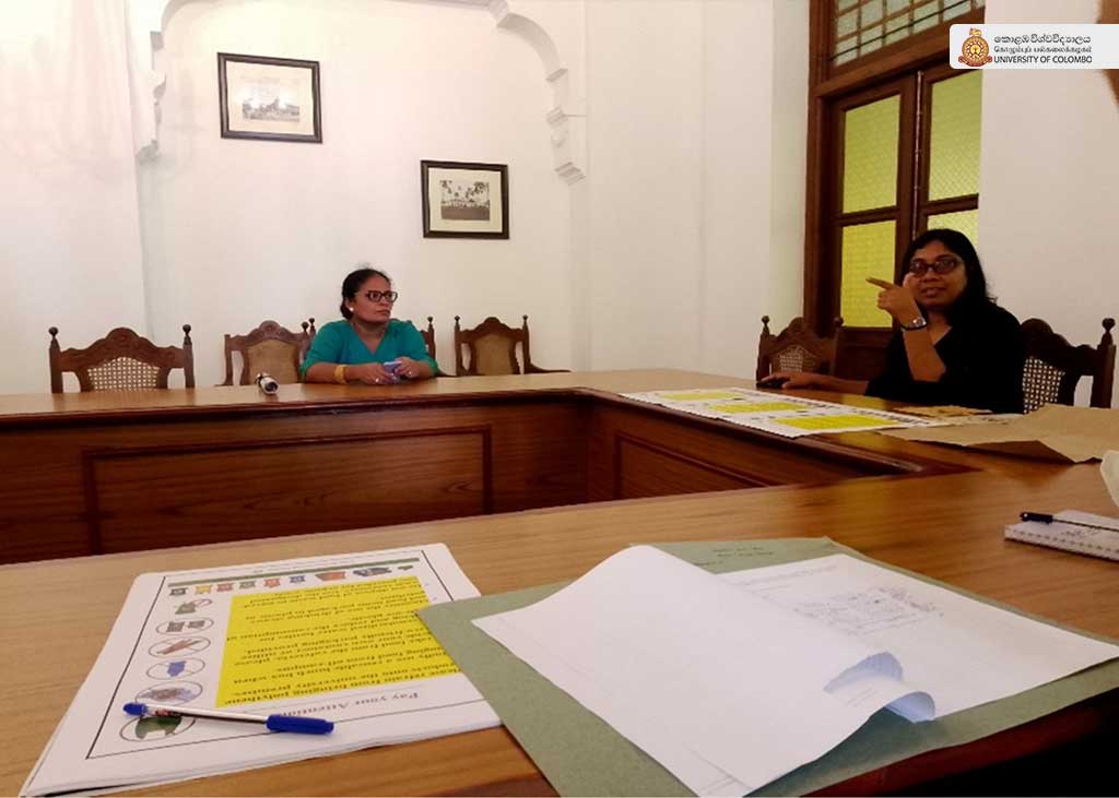 On December 31, 2025, Dr Jinendra Dissanayake, Acting Director of the CEI, led a meeting for canteen staff aimed at reducing plastic and polythene consumption within the university.