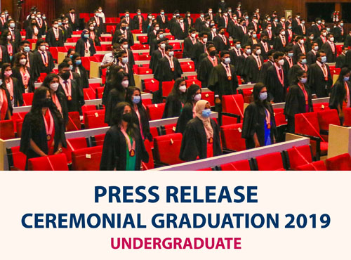 Press release – Ceremonial Graduation 2019