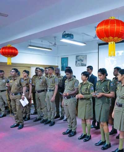 Certificate Awarding Ceremony of Vocational Chinese Language Program for Sri Lanka Police
