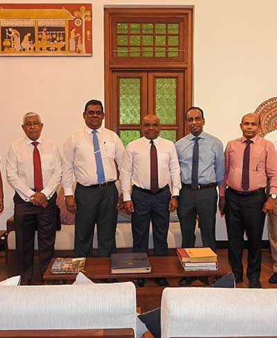 A high-level delegation from the Republic of Maldives visits the University of Colombo