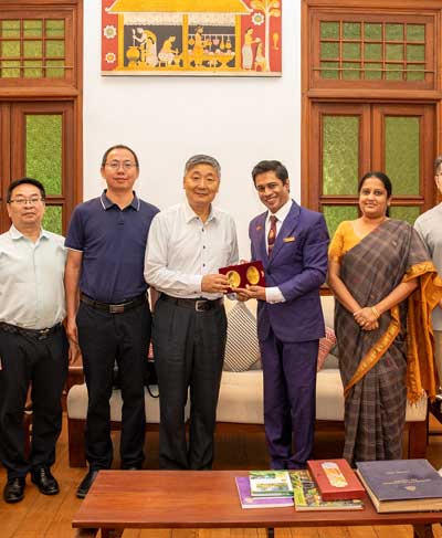 A delegation from the Education Work Alliance of the Shanghai Cooperation Organisation (SCO) visits the University of Colombo A delegation from the Education Work Alliance of the Shanghai Cooperation Organisation (SCO) visits the University of Colombo