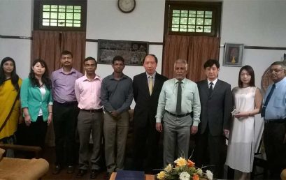 A delegation from Wuhan University visited University of Colombo