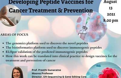 Developing Peptide Vaccines for Cancer Treatment & Prevention