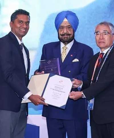 Dr Chathuranga Ranasinghe wins Asia Sports Medicine and Science Award 2022