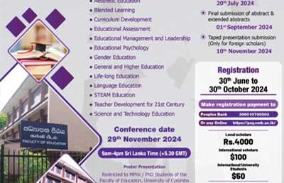 International Research Symposium of Faculty of Education(EDIRS) – 2024