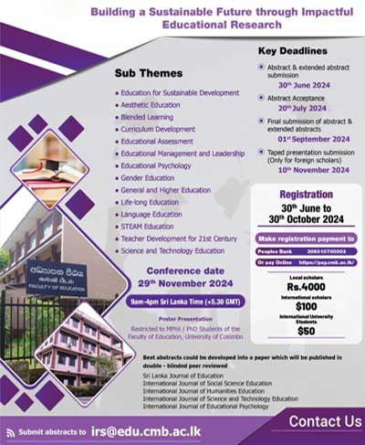 International Research Symposium of Faculty of Education(EDIRS) – 2024