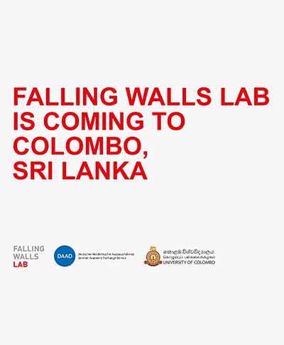 An opportunity for students to pitch their innovative ideas - Falling Walls Lab Sri Lanka