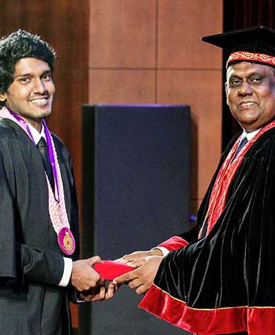 Canekeratne Prize for General Merit –  General Convocation 2020