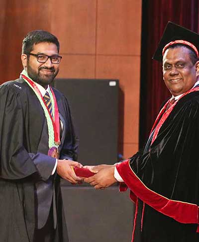 Canekeratne Prize for General Merit – General Convocation 2021