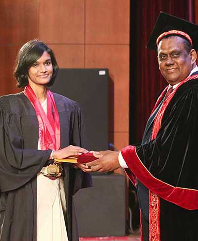 Prof. Tilak Hettiarachchy Award for Academic Excellence – General Convocation 2021