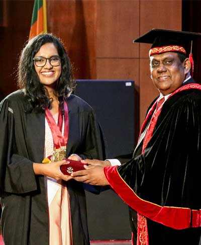 Professor Tilak Hettiarachchy Award for Academic Excellence – General Convocation 2022