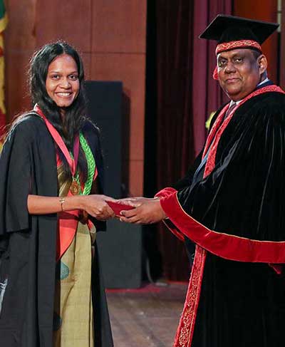 Canekeratne Prize for General Merit – General Convocation 2023