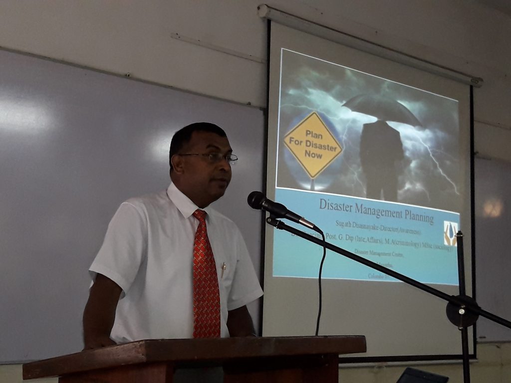 Guest Lecture on ‘Natural Hazards’
