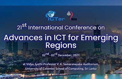 21st International Conference on Advances in ICT for Emerging Regions (ICTer)