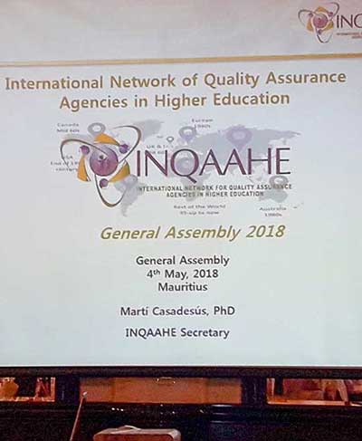 ‘Quality is in the Eye of the Beholder: Relevance, Credibility, and International Visibility’ – INQAAHE 2018