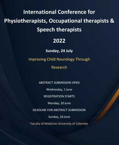 International Conference for Physiotherapists, Occopational Therapists & Speech Therapists 2022