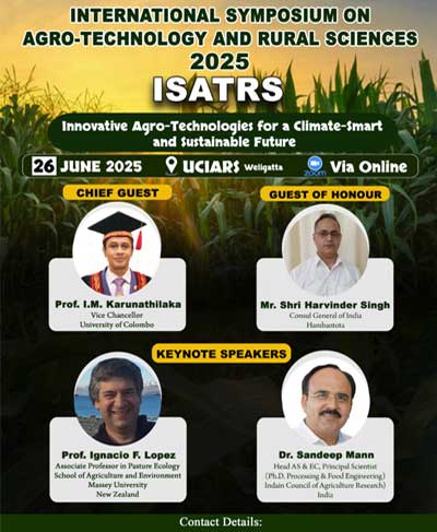 1st International Symposium (ISATRS 2025)