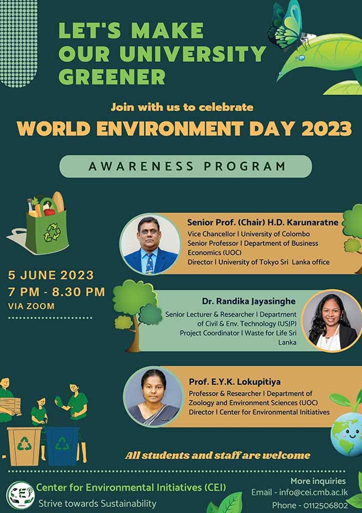 Let’s Make Our University Greener – Awareness Program