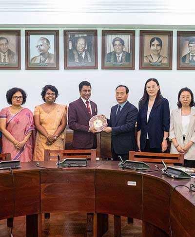 Letter of Intent Signed Between Qilu University of Technology, China and the University of Colombo