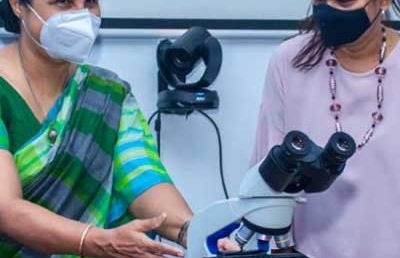 Microscopes donation by CUFSAA to the Department of Zoology and Environment Sciences