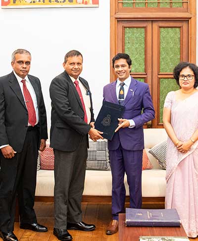 MoU Between University of Colombo and Sky Tech UAV Flying Academy