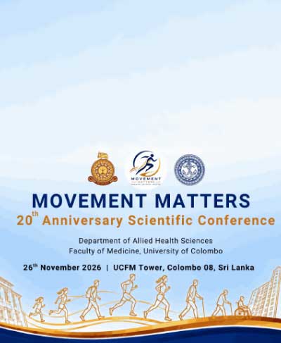 MOVEMENT MATTERS 2026 | 20th Anniversary Scientific Conference | Department of Allied Health Sciences, Faculty of Medicine