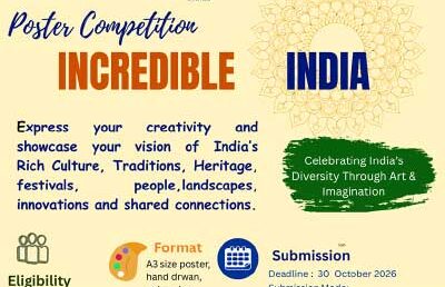 Poster Competition – Incredible India 2026 | Celebrating India’s Diversity through Art and Imagination