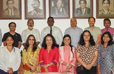 Vice Chancellor meets with the members of the project consortium “Challenges of Municipal Solid Waste Management”