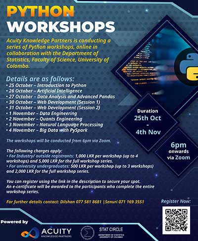 Python Online Workshops Series