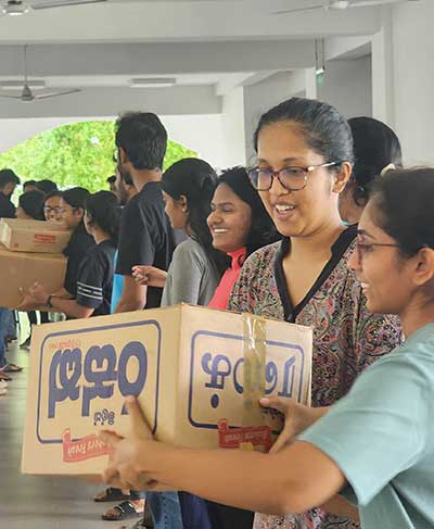 Undergraduate Students Launch ‘Saviya’ Initiative to Support Communities in Need Undergraduate Students Launch ‘Saviya’ Initiative to Support Communities in Need