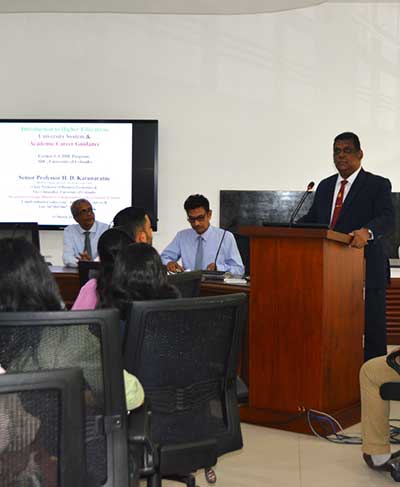 SDC Conducts Workshops on Orientation to the University System