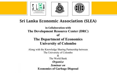 Seminar on Economics of Garbage Disposal 
