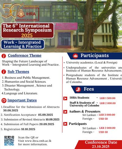 The 6th International Research Symposium 2025 |  Work-integrated Learning & Practice